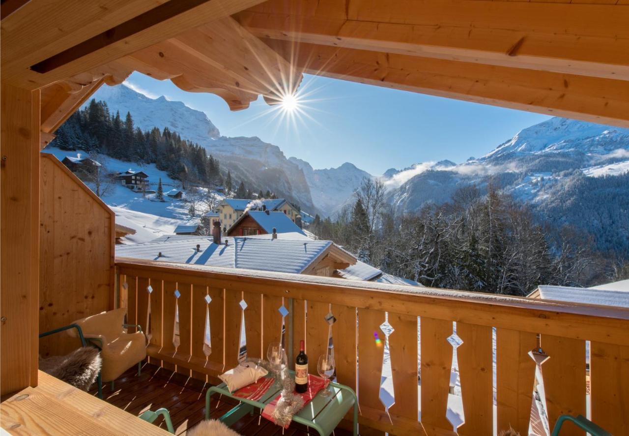 Panoramapark Soleil Chalet E Венген Экстерьер фото